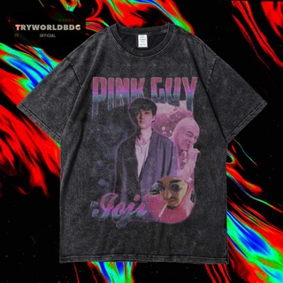 เสื้อยืดพิมพ์ลายแฟชั่น เสื้อยืดแขนสั้น ขนาดใหญ่ พิมพ์ลาย JOJI PINK GUY VINTAGE สําหรับผู้ชาย