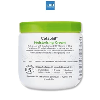 Cetaphil Moisturizing Cream - เซตาฟิล มอยส์เจอไรซิ่งครีม ขนาด 453g.