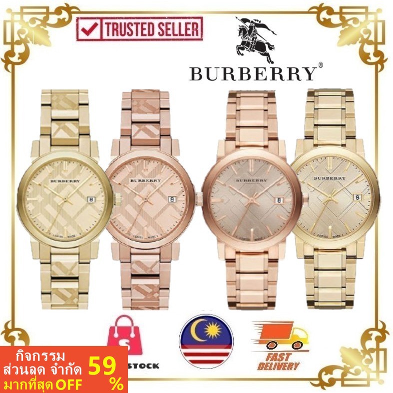 [ของแท้] Burberry The City นาฬิกา BU9145 BU9039 BU9033 BU9034 ผู้หญิงนาฬิกา