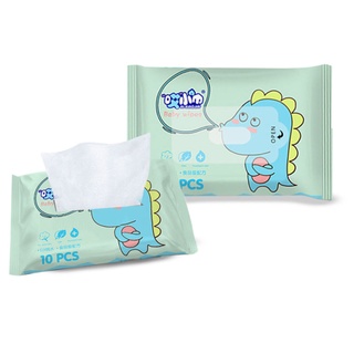โปรโมชั่น : ทิชชู่เปียก ทิชชู่เด็ก ทิชชู่เช็ดผิวเด็ก Baby Wipes กระดาษเปียก เบบี้ไวพ์ ผ้าเปียก ทิชชู่เปียกสำหรับเด็ก 10แผ่นต่อห่อ