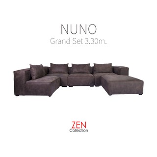 ZEN Collection NUNO Sofa I-Shape 3.30m. | Grand Modular Set