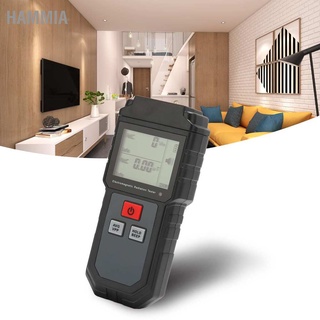 HAMMIA 👍👍 เครื่องทดสอบการแผ่รังสีแม่เหล็กไฟฟ้า 1V/M‑1999V/M LCD EMF Meter พร้อมเสียงเตือนไฟสำหรับเครื่องใช้ในบ้าน