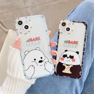 เคสใส แบบนิ่ม ลายหมีแพนด้า สําหรับ Vivo V23 5G V23E Y93 Y91 Y95 Y91i V20 PRO V20 SE 4G V21 5G