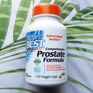 Comprehensive Prostate Formula 120 Veggie Caps (Doctors Best®) เพื่อสุขภาพต่อมลูกหมาก การเจริญพันธุ์ของผู้ชาย