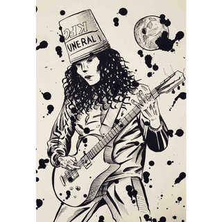 โปสเตอร์ Buckethead บัคเก็ตเฮด Music Poster แต่งคอนโด ตกแต่งห้อง รูปภาพติดห้อง รูปภาพ ตกแต่งผนัง ของขวัญ โปสเตอร์ติดผนัง