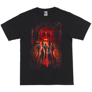 Kaos Film STRANGER THINGS เสื้อยืด ผ้าฝ้าย ผสมพลาสติซอลหมึก โดย Don Juanism