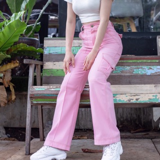 กางเกงยีนส์รุ่น Pink Jean pants 💗