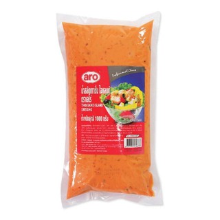 น้ำสลัด เทาซั่นไอแลนด์  ขนาด 1000กรัม ตราเอโร่ aro Thounsand Island Dressing Salad