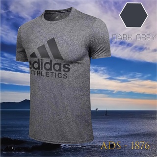 เสื้อยืด เสื้อคอกลม เสื้อแขนสั้นผู้ชาย เสื้อออกกำลังกาย รุ่น ADS - 1876