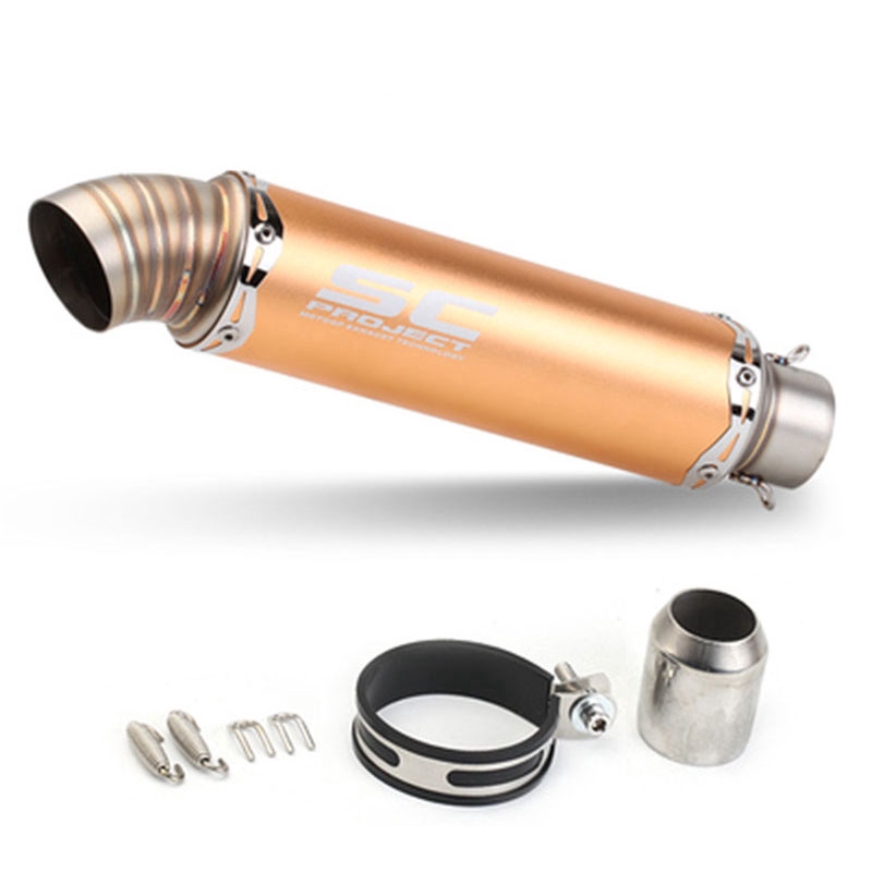 Universal 38-51mm Moto Silencer ท่อไอเสียรถจักรยานยนต์ - รูปที่ 5