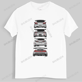 tshirtเสื้อยืดคอกลมฤดูร้อนเสื้อยืด พิมพ์ลายรถยนต์ Legend 90S Jdm R34 Gtr Skyline Rx7 Nsx 350Z S2000 XS S M L XL XXL 3XL