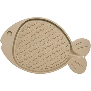 ถาดรองชามกันลื่น Fish-shaped Bella Spill-Proof Cat Mats