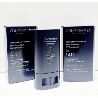 ผลิตภัณฑ์กันแดดรูปแบบสติ๊ก  SHISEIDO Men Clear Stick UV Protector SPF50 PA++++ 20g.