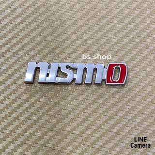 โลโก้*nismo งานโลหะ ( ขนาด*1.4 x 6.4 cm ) ราคาต่อชิ้น