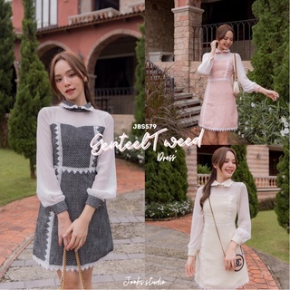 #JBS579 Genteel Tweed Dress