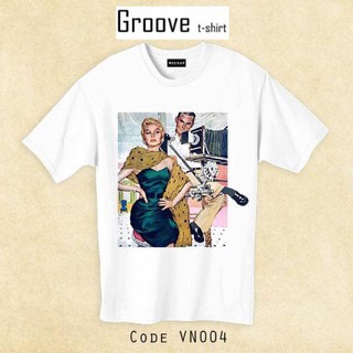 เสื้อยืดลายวินเทจ แนวๆ ใส่ได้ทุกยุค Groovetshirt