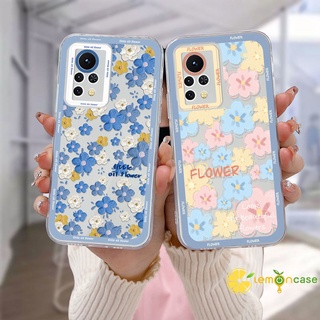 เคสแบบใส Infinix Hot 10s NFC 10 10t 10 11 Play 10i 9 Pro 10 Lite 11 Plus Hot 9 Play 11 11S NFC Infinix Smart 6 5 4 4C 5 Pro Tencno Spark 5 PRO ดอกไม้แสนโรแมนติก เคสโทรศัพท์มือถือa