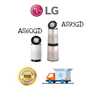 🔥 LG เครื่องฟอกอากาศ  Puricare 360 รุ่น AS60GD พื้นที่ 58 ตร.ม. รุ่น AS95GD พื้นที่รองรับ 91 ต.ร.ม.