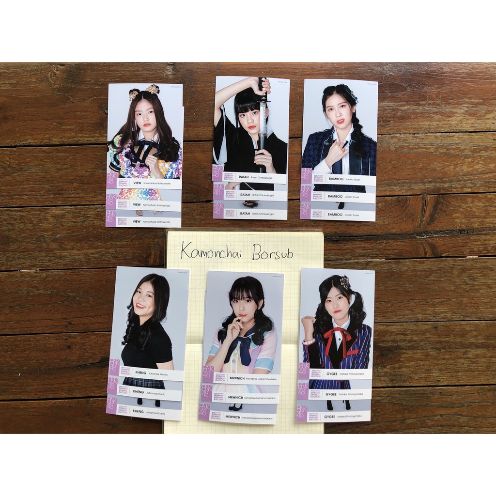 (View,Ratah,Bamboo,Kheng,Munich,Gygee) BNK48 รูปเซ็ตเลือกตั้ง (General Senbatsu Election)