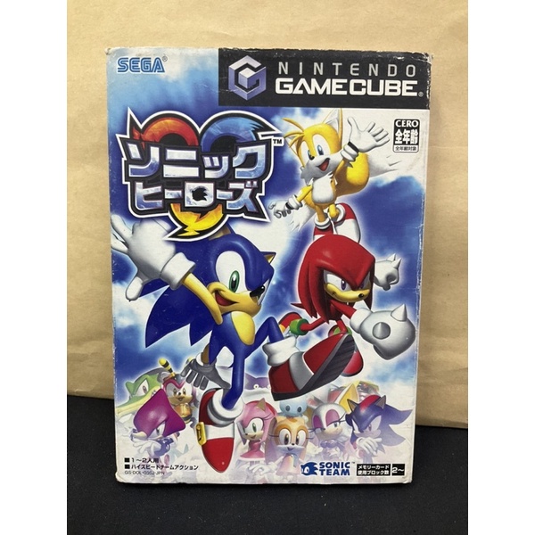 แผ่นแท้ [GC] [0080] Sonic Heroes (DOL-P-G9SJ) Hero Gamecube Game Cube