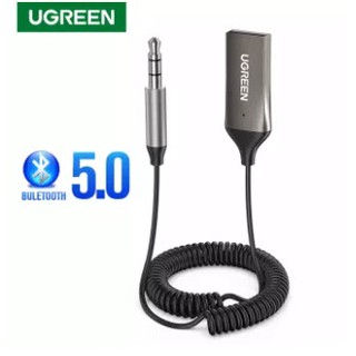 UGREEN(70601) Bluetooth Receiver 5.0 Adapter Hands-Free Bluetooth Car Kits AUX Audio 3.5mm Jack Stereo Music Wireless