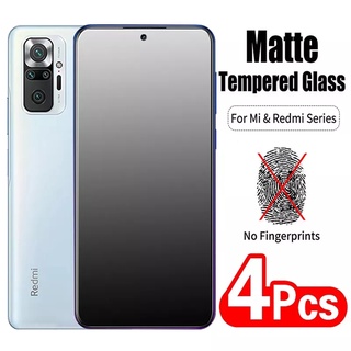 ฟิล์มกระจกนิรภัยกันรอยหน้าจอ ผิวด้าน สําหรับ Xiaomi Mi POCO F3 X3 NFC GT M3 M4 Pro + 5G Redmi Note10 Note10S Note11 Note11S Note 10 S 10S 11 11S Pro 4G
