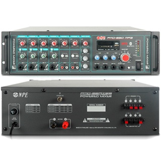 NPE PMD-550MP3 พาวเวอร์มิกเวอร์ กำลังขับ 500Wmax @ 70V,100V POWER MIXER