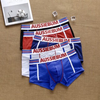 💥 [พร้อมส่ง] 💥กางเกงในผู้ชาย  aussiebum ทรงboxer ผ้านิ่มใส่สบาย แฟชั่น ดูดซับเหงื่อได้ดี