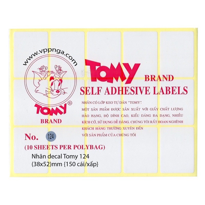 Tomy A5 Decal Paper ขนาดตั้งแต่ 111 -124