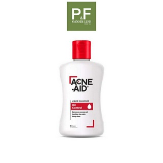 ACNE-AID LIQUID 100 ML |ผลิตภัณฑ์ทำความสะอาดผิวหน้าสำหรับผิวมัน ( Acne-Aid สีแดง)