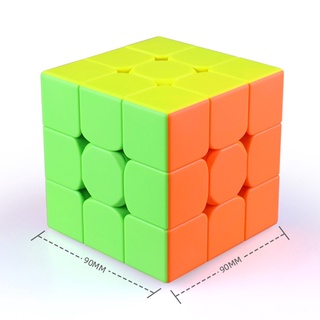 Qiyi QiMeng รูบิคปริศนา 3x3 90 มม. 3x3x3 ความเร็ว 9 ซม. เพื่อการเรียนรู้เด็ก