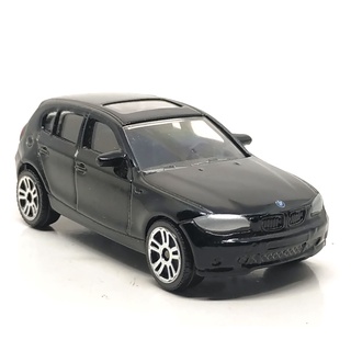 Majorette BMW Serie 1 - no Front number plate - Black Color /Wheels D5S /scale 1/64 (3 inches) no package