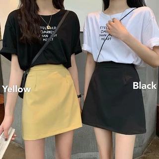 Cicishop(216)กระโปรงทรงเอ กระโปรงทำงาน(มีกางเกงด้านใน) มีซิปหลังใส่สบาย แฟชั่นสำหรับผู้หญิง