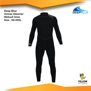 Wet Suit Deep Blue Unisex Steamer Wetsuit 3mm