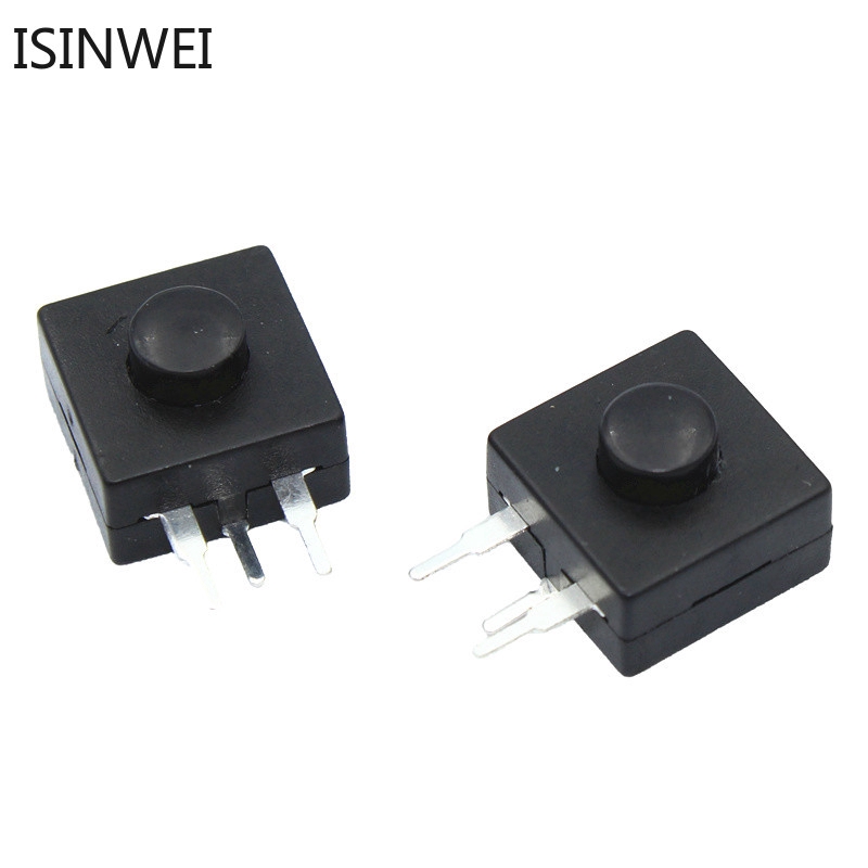 213 wd ไฟฉายสวิทช์ 12x12 มม. side 3 pin no - off - on 10 ชิ้น