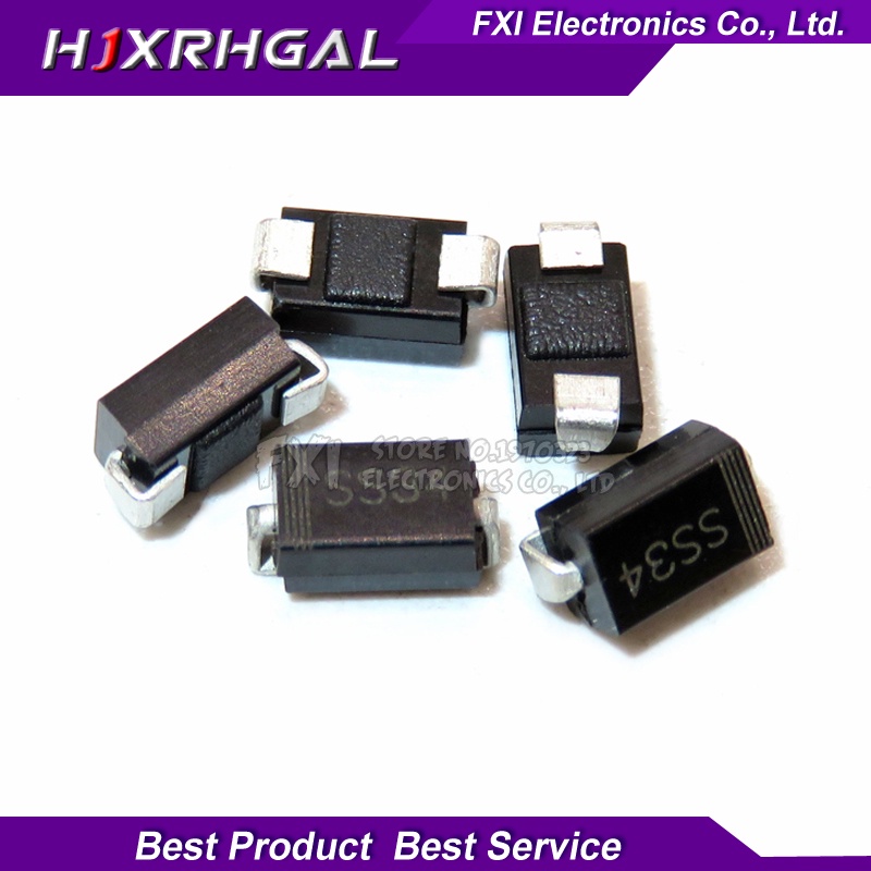 1N5822 Smd Sma Do-214Ac In5822 ไดโอด Ss34 100 ชิ้น
