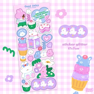 🌈🌟bunny dream sticker glitter สติกเกอร์ | Good Daizy