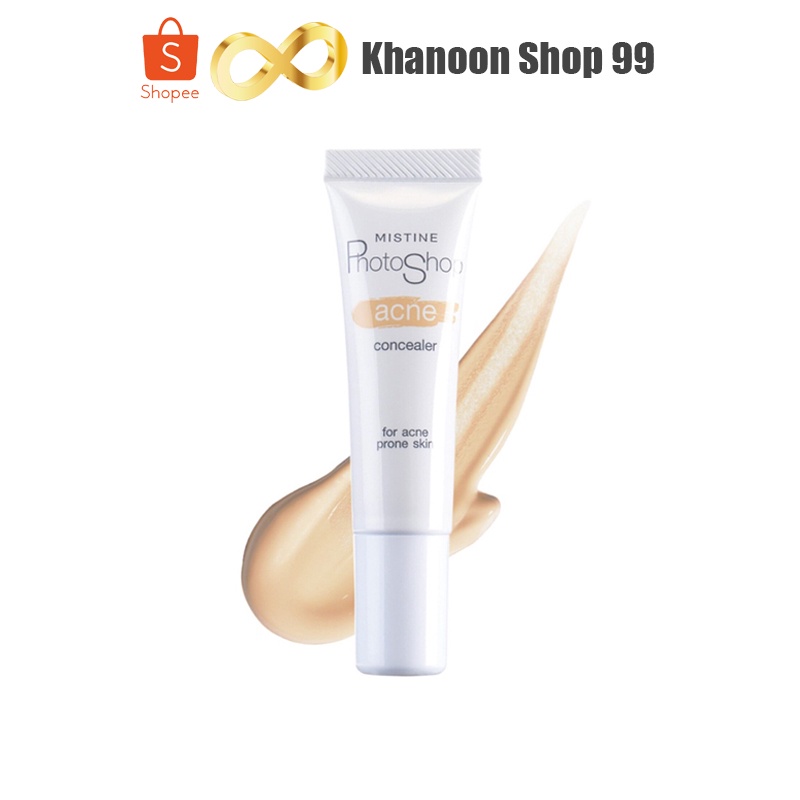 โฟโต้ชอป แอคเน่ คอนซีลเลอร์ คอนซีลเลอร์ปกปิดสิว 9g. Mistine Photoshop Acne Concealer