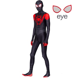 พร้อมส่ง ชุดคอสเพลย์ การ์ตูน Spider-Man Little Black Spider Tights One-Piece Parallel Universe สําหรับเด็ก และผู้ใหญ่