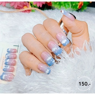 เล็บปลอมเจลไล่สีลายเมฆ