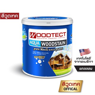 วูดเทค อะควา วูดสเตน สีย้อมไม้ สีทาไม้ สูตรน้ำ สำหรับผนัง  WODOTECT Aqua Woodstain For Panels