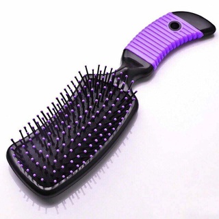 Curved hair brush แปรงหวีผมนวดบำรุงเส้นผม หวีผม หวีผมตรง แปรงหวีผม นวดดูแลรากผมเส้นผมหนังศรีษะ แปรงหวีผม แปรงนวดผม