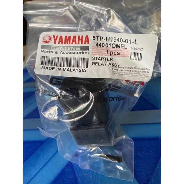 Yamaha Y15ZR Y16ZR LC135 Lagenda Fuel Injection Starter Relay Assy - 5TP-H1940-00-L