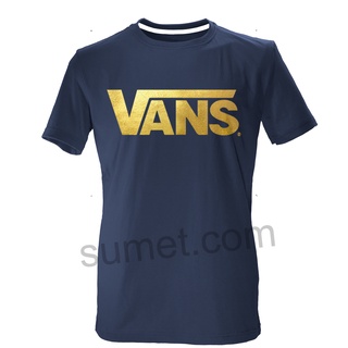 เสื้อยืด VANS เสื้อยืดแฟชั่น เสื้อคอกลม สวมใส่ได้ทั้งหญิงและชาย ผ้าคอตตอลหนานุ่ม 100% สวมใส่ได้ทั้งผู้หญิงและชาย