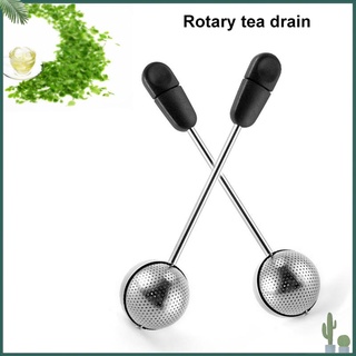 Richu* Infuser Filter Fine Mesh 360 Rotation Stainless Steel Loose Leaf Tea Snap Ball Tea Strainer for Kitchen TH1