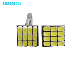 หลอดไฟเลี้ยวอัตโนมัติ T10 3020 12 SMD LED สีขาว สําหรับรถยนต์ 2