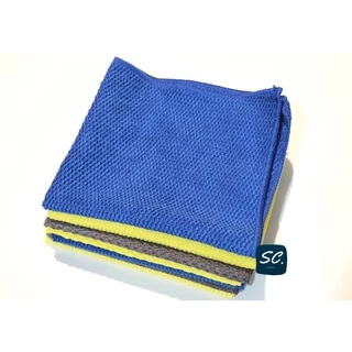 ผ้าเช็ดกระจก Waffle Weave 💦 เช็ดแล้วไม่ทิ้งคราบ ขนาด 40x40 CM ใช้งานดี เหมาะสำหรับเช็คกระจกโดยเฉพาะ ราคาถูกจากโรงงาน