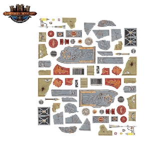 [GWพร้อมส่ง]Warhammer 40K: SECTOR IMPERIALIS: LARGE BASE DETAIL KIT โมเดลเกมสนามจำลอง