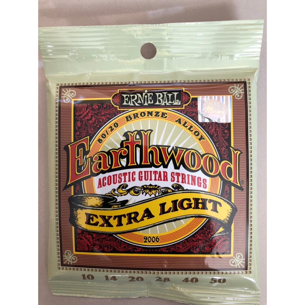 สายกีตาร์โปร่ง Ernie Ball Earthwood เบอร์10-50
