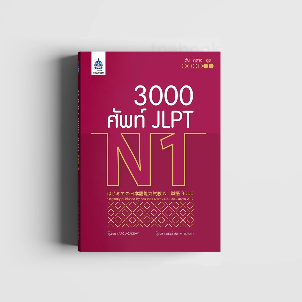 3,000 ศัพท์ JLPT N1 (9789744437600)